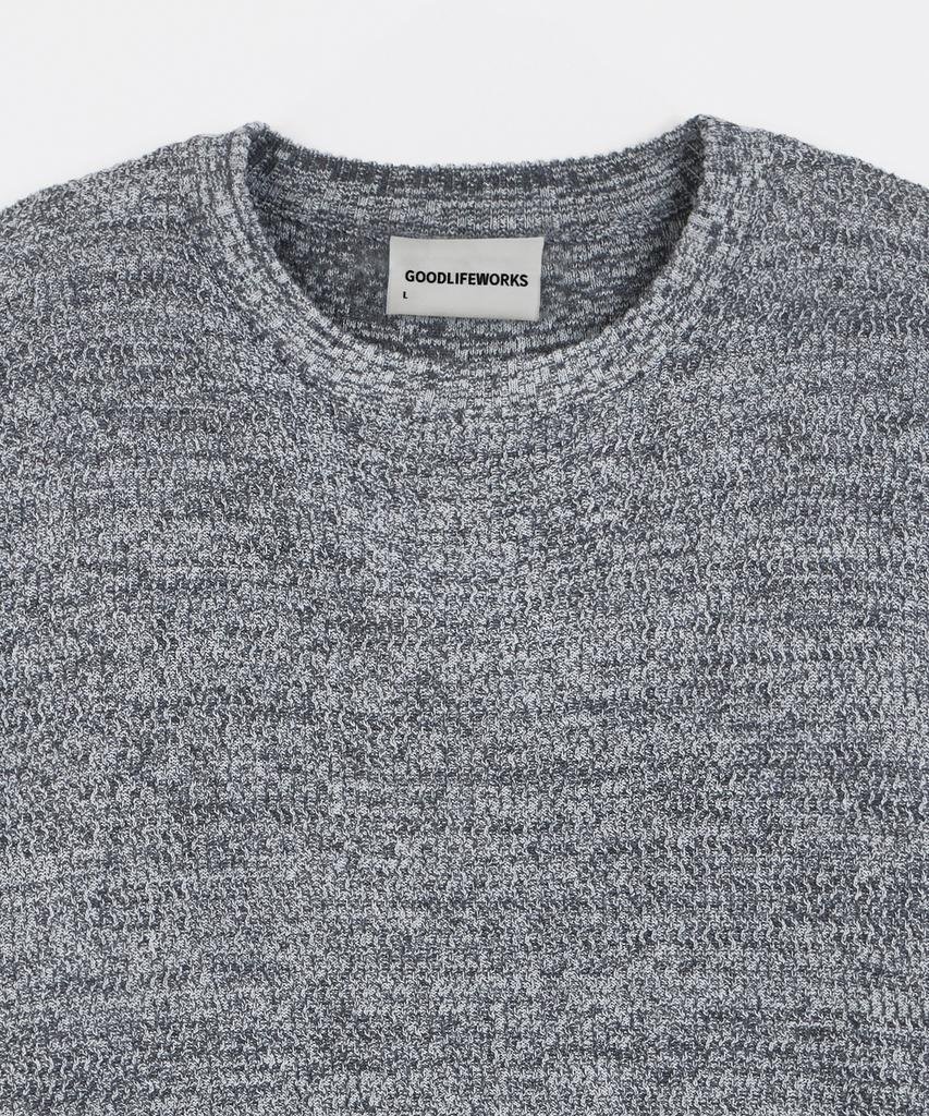 GLW Two-Tone Mixed Half Knit Gray