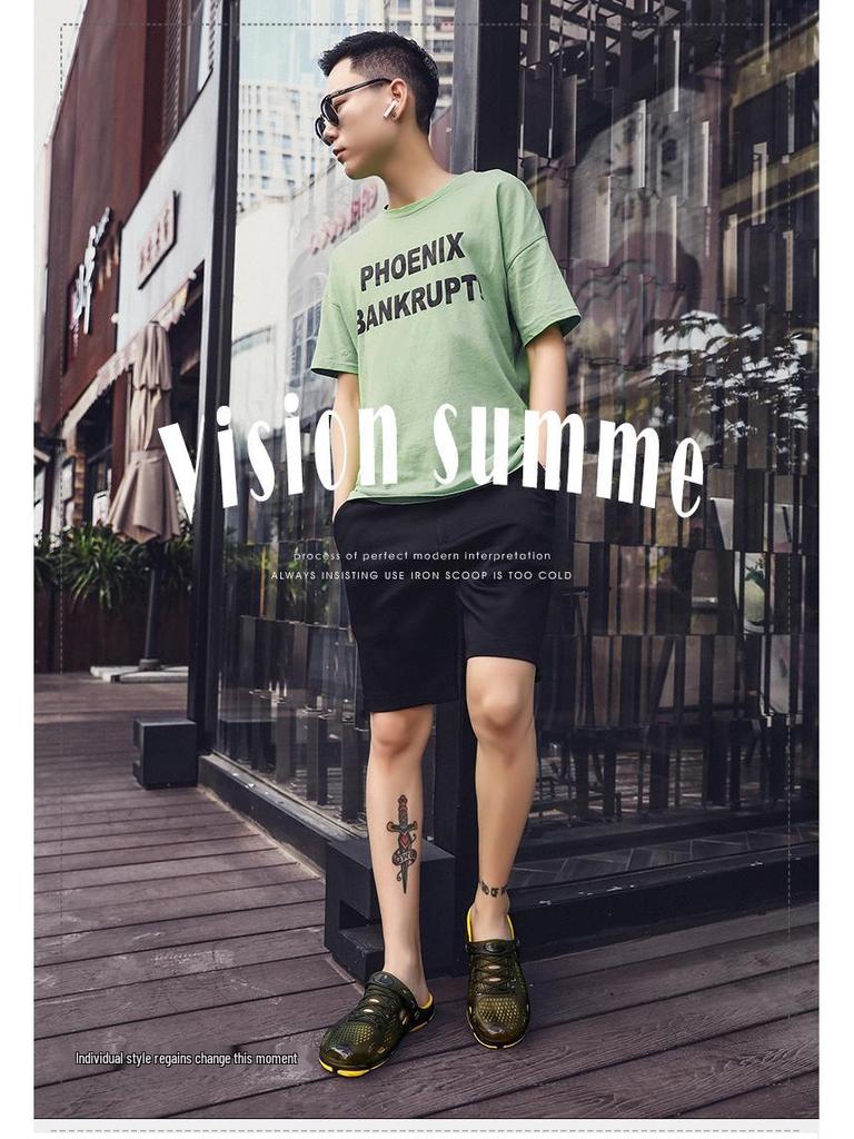 Herren Zwei-Wege Sommer Strand- und Outdoor-Freizeitsandalen