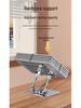 Universal Metal Foldable Desktop Stand for Phones & Tablets with Cooling Feature
