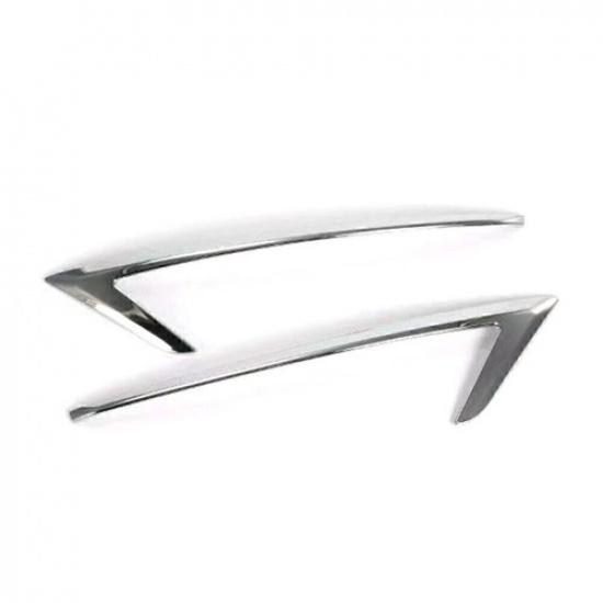 For Mazda CX-5 CX5 2017- 2018 Chrome Rear Bumper Fog Light Lamp Cover Trim