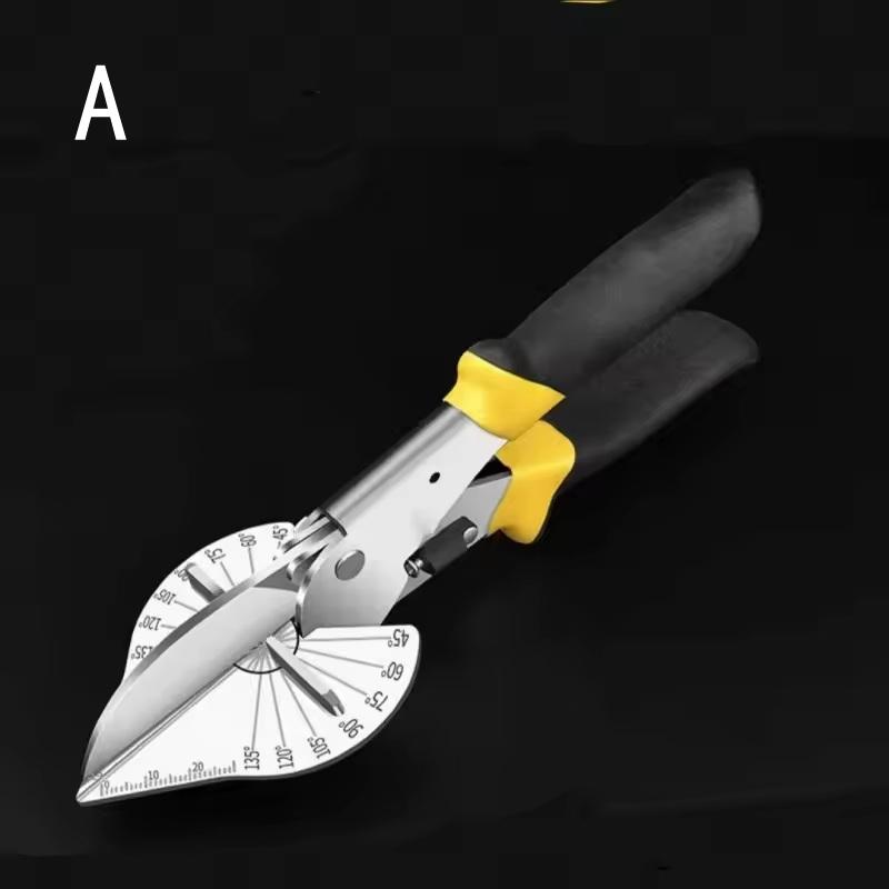 Angle Scissors (45-degree) Multifunctional Edge Banding Woodworking Pliers Angle-adjustable U-shaped Scissors With Trunking