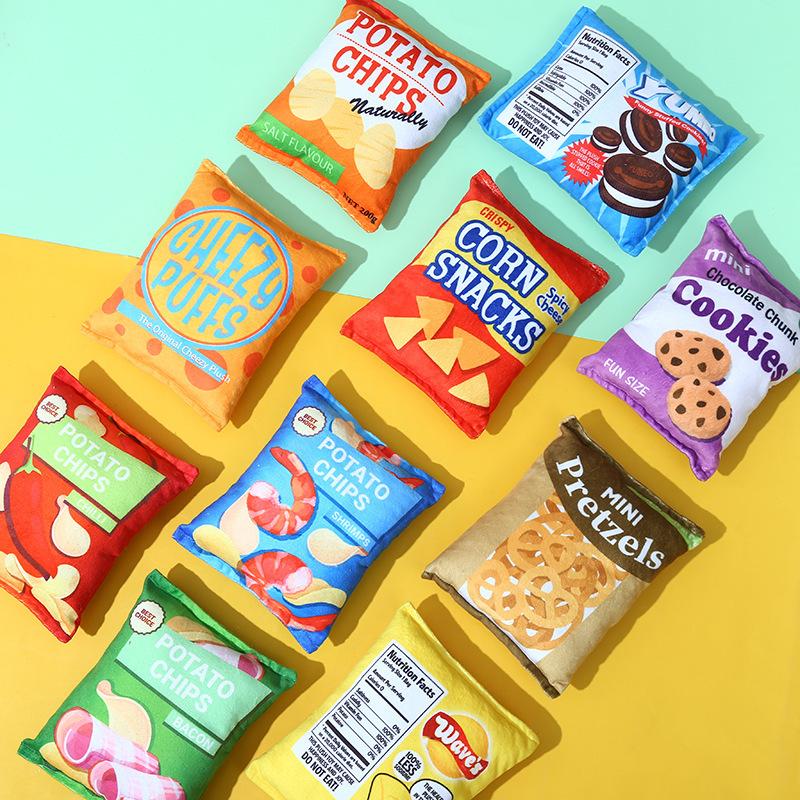 High Quality Original Crisps Interactive Pet Chew Toys Daily Use Washable Teeth Cleaning Tear-Resistant Dog Toy