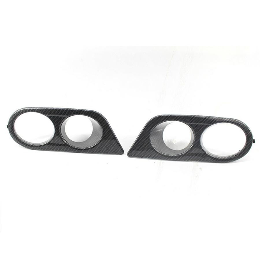 Carbon Fiber Look Car Fog Light Cover Left & Right For BMW E46 M3 2-Door 2001-06