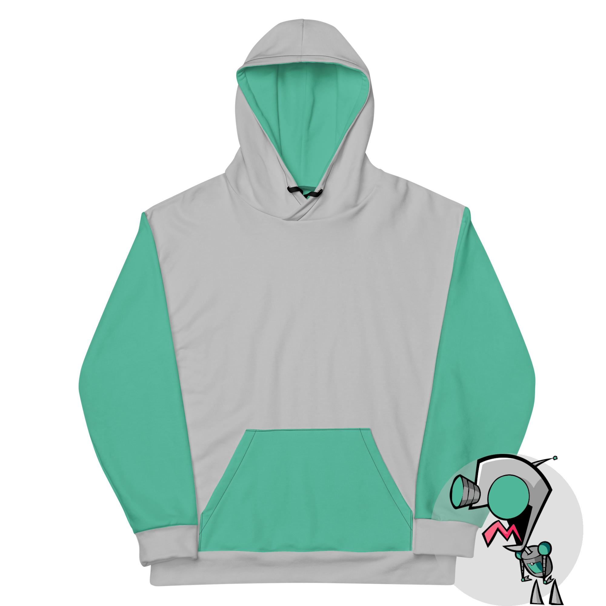 

Худи унисекс в стиле Gir из мультсериала «Захватчик Зим», мультяшный аниме-стиль, косплей, для осени/зимы, толстовка, топы с длинным рукавом S