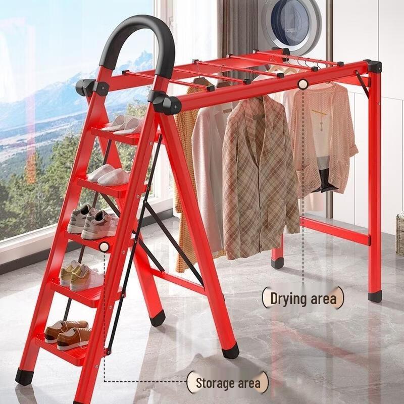 JINGRUIXIANG Multi-functional Folding Step Ladder