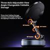Wireless Charging Car Phone Stand Mechanical Vacuum Suction Cup Strong Magnetic Adsorption Bracket Navigation Universal Holder