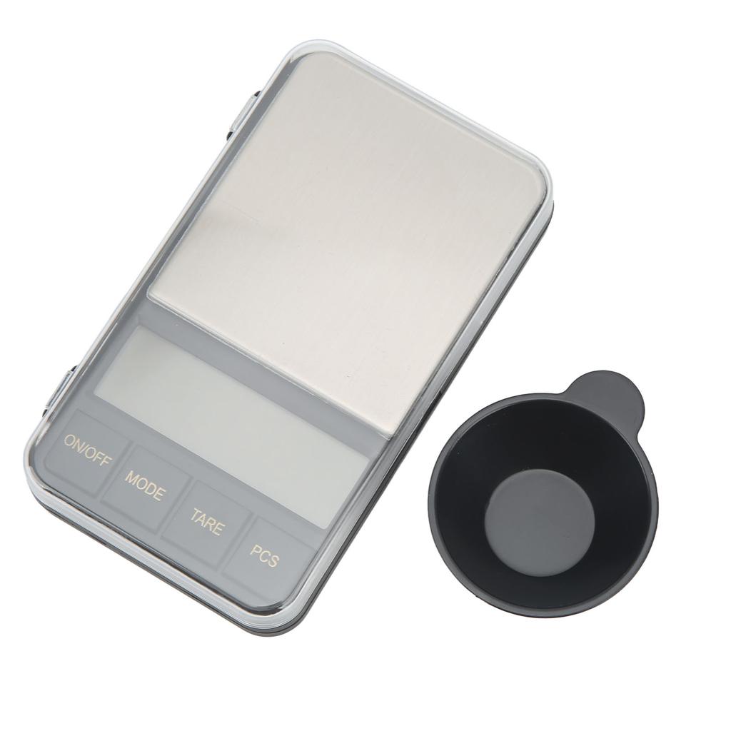 Digital Electronic Scale 200g Load LCD Blue Screen Backlight 0.01g Display Portable Jewelry Scale Pocket Scale with Tray