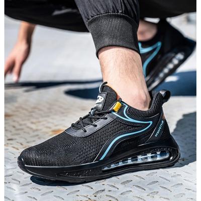 Sicherheitsschuhe für Herren und Damen Atmungsaktive Arbeits-Sportschuhe Stahlkappenschuhe Durchstichfest Sicherheitsschutz Sneaker