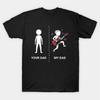 Your Dad My Dad Guitar Player Musician Rocker Father Tshirt For Unisex Unisex 100 Cotton T Shirts Short Sleeve Tops J129