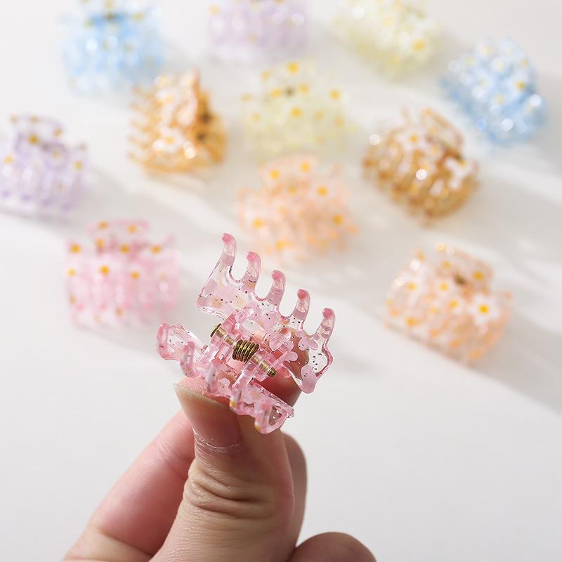 12-teiliges Haaraccessoire-Set 3cm Dekorative Clips Bernstein Schwarz Bunt Starker Halt Druckspangen