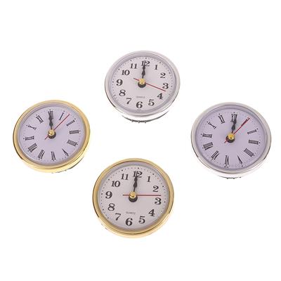 Classic Clock Craft Quartz Movement 2-1/2" (65Mm) Round Clocks Head Insert Roman Number Little Clock Arabic Numbers Clock