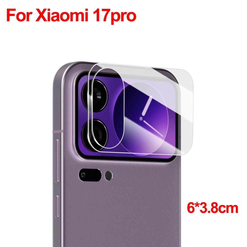 HD Anti-scratch Camera Protector for Xiaomi 17 Pro Max 3D Camera Lens Protector Lens Tempered Glass for Xiaomi Mi 17Pro 17ProMax