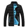 Men’s Slim Fit Thick Stand Collar Cotton Jacket