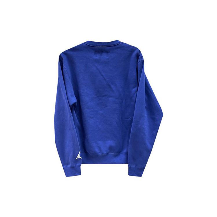 Jordan Sport Casual Crew Neck Sweatshirt Men Tops Blue DR6421-455