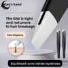1PCS Eyebrow Tweezers Eyebrow Trimming and Plucking Clips False Eyelash Pliers Men's Beard Plucking Tools Stainless Steel Eyebrow Tweezers