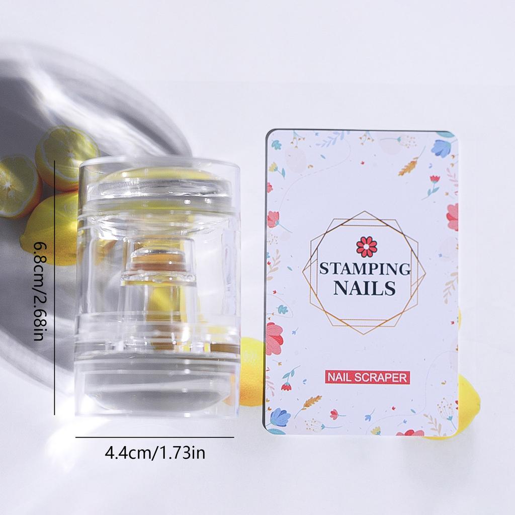 3 In 1 Silicone Nail Stamper Tool For Effortless Nail Art Design And Manicure Decoration