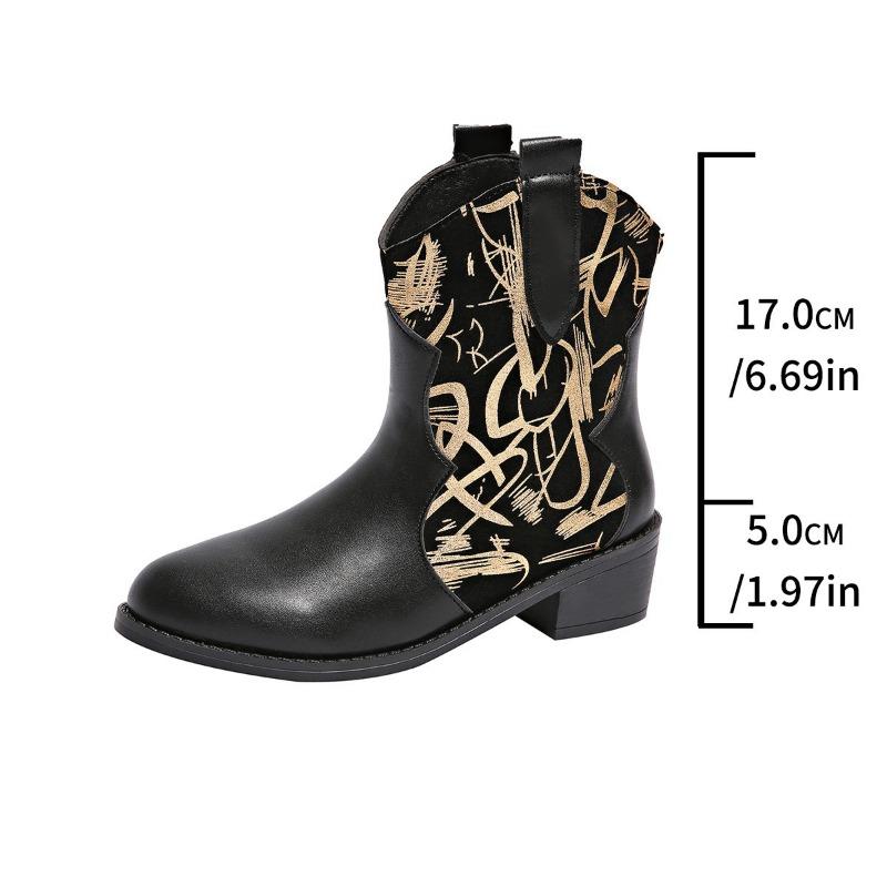 

Ботинки Мартин осень новые большого размера ретро вышитые модные ботинки британские остроносые на среднем каблуке кожаные ботинки женские 43 чёрный