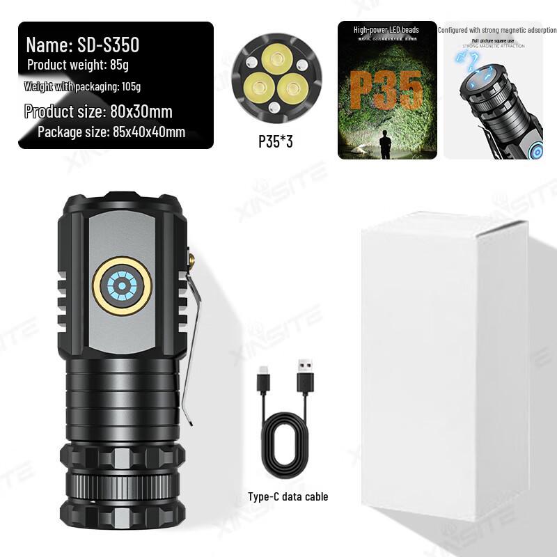 Dream Bubble S350 Mini Cap Clip Flashlight