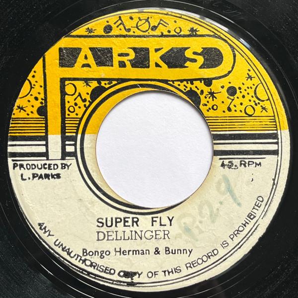 

7inch Record DILLINGER BONGO HERMAN BINGY BU Super Fly NONE Parks Jamaica Reggae Ska Dub Used