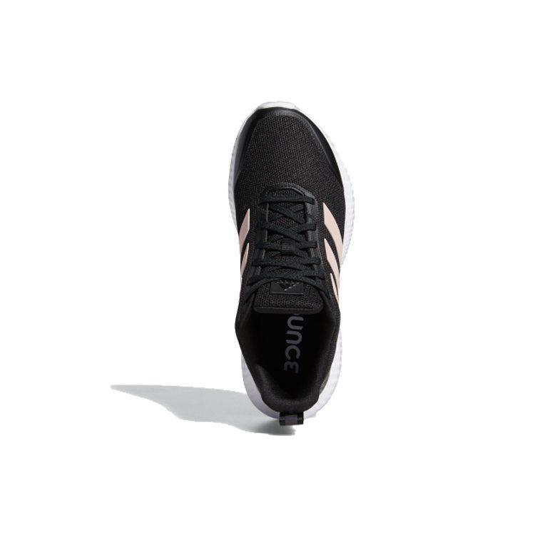 adidas Day Comfortable Low Top Running Shoes Women's Black Pink FW7466