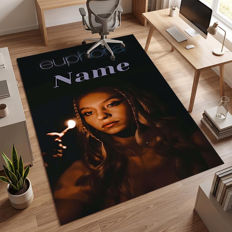 Euforia (5) Personalizowany dywanik biurowy z imieniem Stylowa dekoracja do salonu, sypialni, kuchni