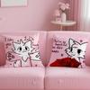 B-Boykisser Silly Cat Cute Cushion Cover Soft Short Plush Double-Sided Printing Home Decor Machine Washable Pillow Case Gift
