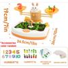 Bunny Balance Scale Number Counting Carrot Harvest Game for Kids Montessori Preschool Learning STEM Educational Math Toys Gift
