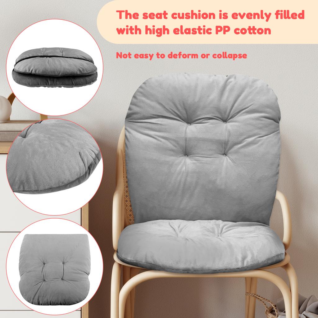 Chair Cushion Office Chair Car Seat Cushion Non-Slip Cozy Soft Seat Pillow Pad High Elasticity Rocking Chair Cushion Home Decor