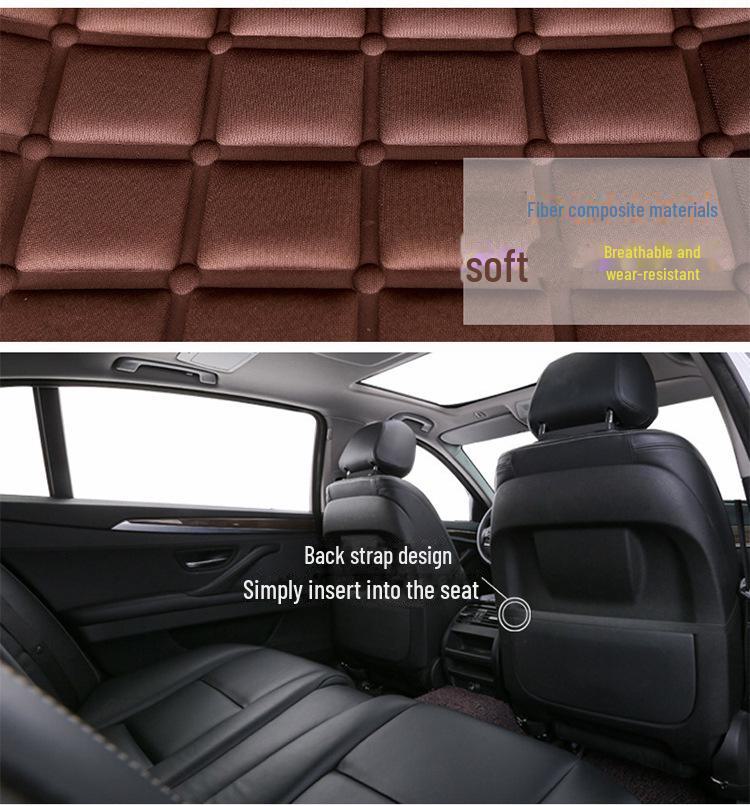 Pernă universală pentru scaun auto încălzită 12V cu spătar pentru iarnă