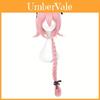 Perruque Cosplay Astolfo Fate Apocrypha avec Cheveux Roses et Papillon Noir Pour le Cosplay