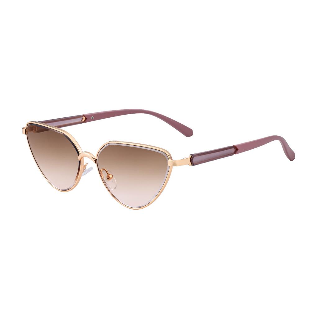 JYL TS Women's Cat-Eye - Metal-Frame Outdoor Sun-Protective Trendy SL-98357