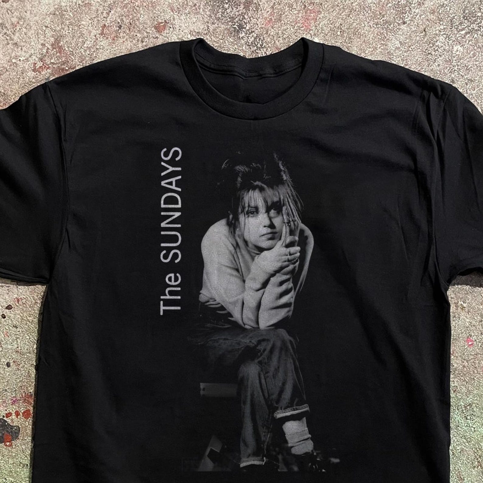 The Sundays Harriet Wheeler Graphic T-Shirt, 90s Indie Pop Band Tee S