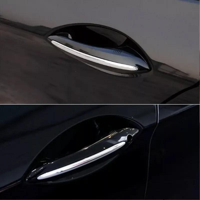 For BMW 5 Series F10 F11 F07 F01 2011-2017 Stainless Steel Exterior Door Handle Cover Trim Decoration Sticker