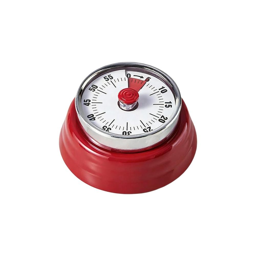 

Magnetic Backing Mechanical Countdown Timer Visual Timer Cooking Timer Clock For Baking Cooking червоний