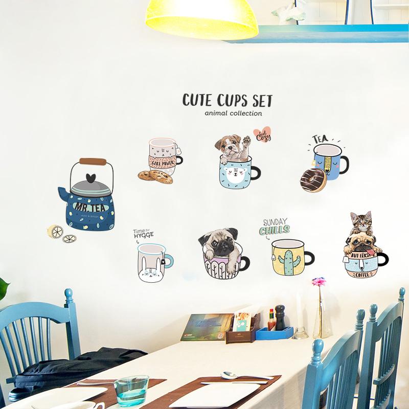Self-Adhesive Rabbit Wall Stickers for Children's Room