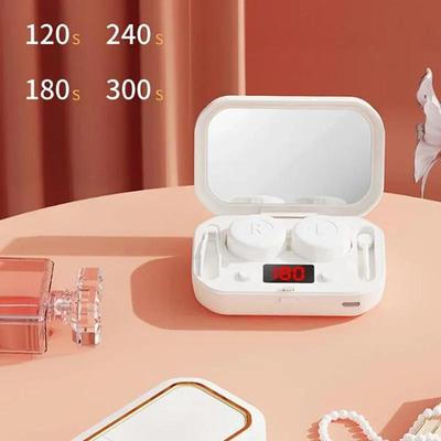 Ultrasonic UV Contact Lens Container Cleaner