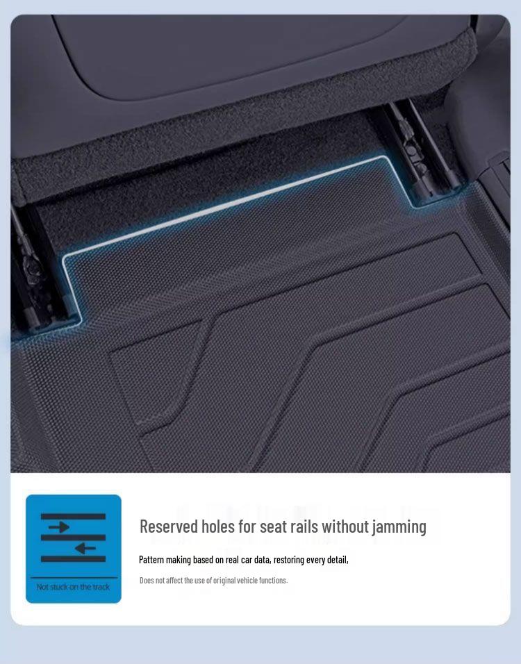 Fengshen L7 TPE Full Coverage Floor Mats: Driver's Foot Pad, Carpet, and Trunk Mat