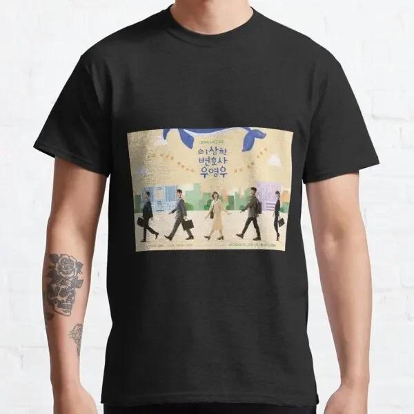 Extraordinary Attorney Woo T Shirt Summer Women Men Kawaii Whale Caring for Autistic Children Graphic Tshirts Korean TV Clothes