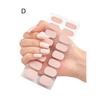 1 Set Nail Polish Strips Stickers 24 Fingers Full Wrap Self Adhesive Gel Nail Strips Art Decals for Women DIY Decor