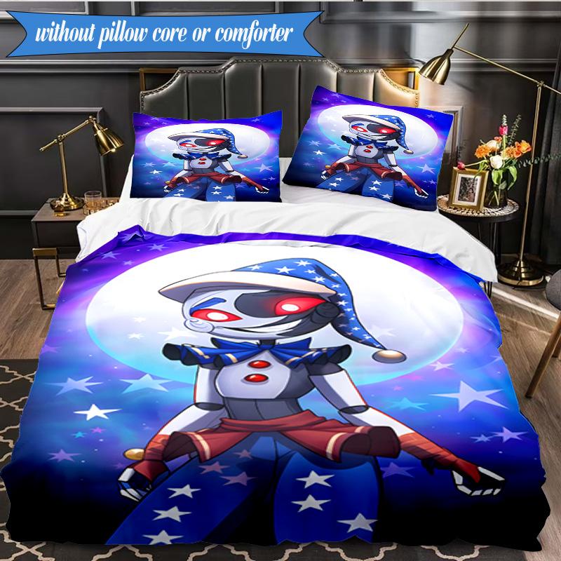 Skull And Sun Carnival 3pcs K-pop music group Bedding set,Ideal for Bedroom, Dormitory,Including Duvet Cover And 2pcs Pillowcases,Fan gifts