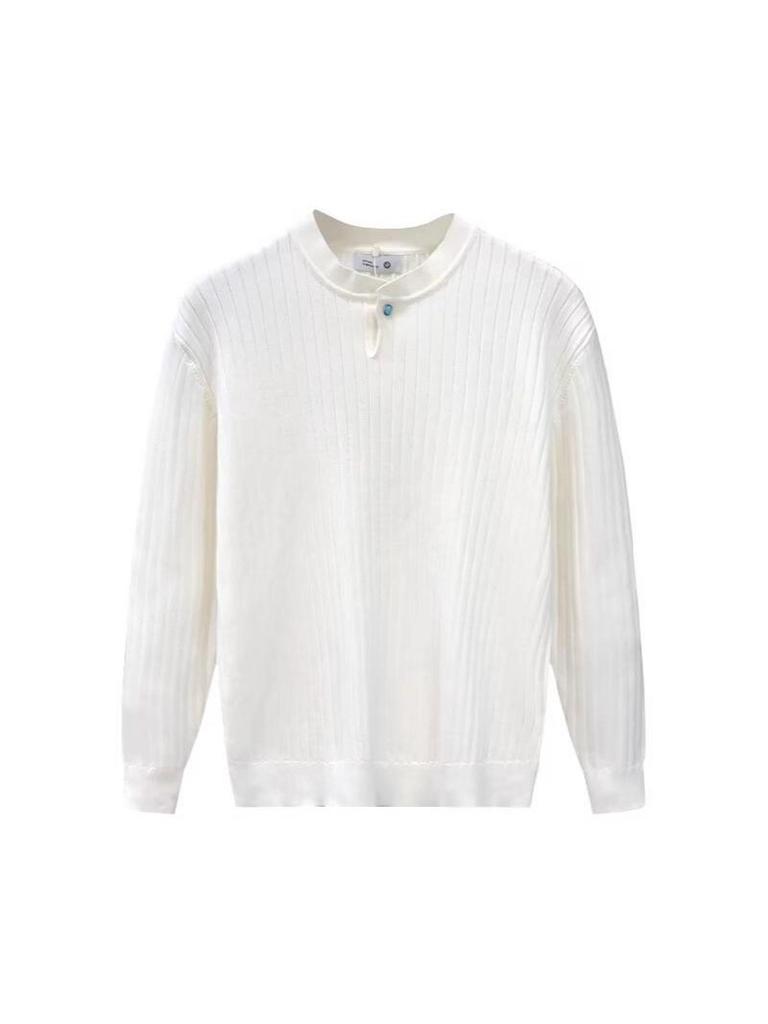 2025 Trendy Autumn/Winter Knitwear: Solid Color, Versatile Mature Style, Thin & Casual Loose Sweater