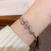 Elegance Diamond Snake Bracelet: Adjustable, Openable, High-End Commuting Accessory for Women