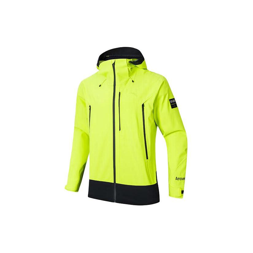 ANTA Variety Training Collection Windbreaker Jackets Men s Bright Lime Green Hooded Moderate 152417616-2 XXL