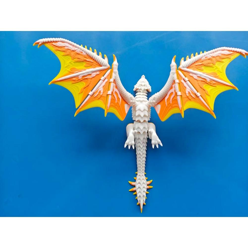3D printed flying dragon multi joint movable dragon wing handmade children's toy gift