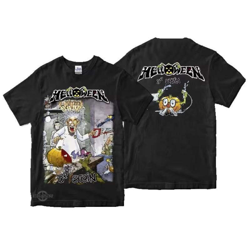 2026 New Halloween DR STEIN Band Tshirt Halloween Heavy Metal Rock Metal Casual Unisexs and Womens DailyShortsleeved S