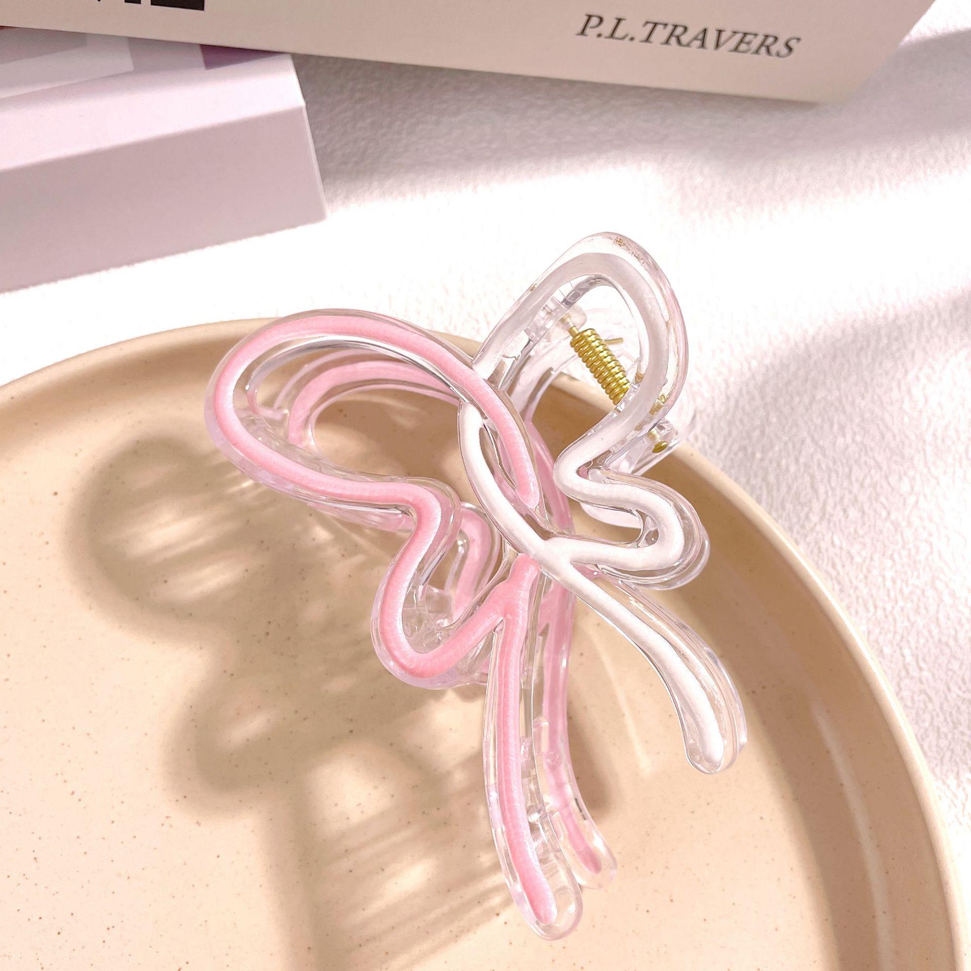 

Градиентный цвет заколка-бабочка для волос - Милый и свежий полый дизайн