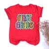 First Grade Teachers T Shirt Teachers Day Appreciation Gift Summer Casual Round Neck Top Back To School Shirt Gift for Teacher