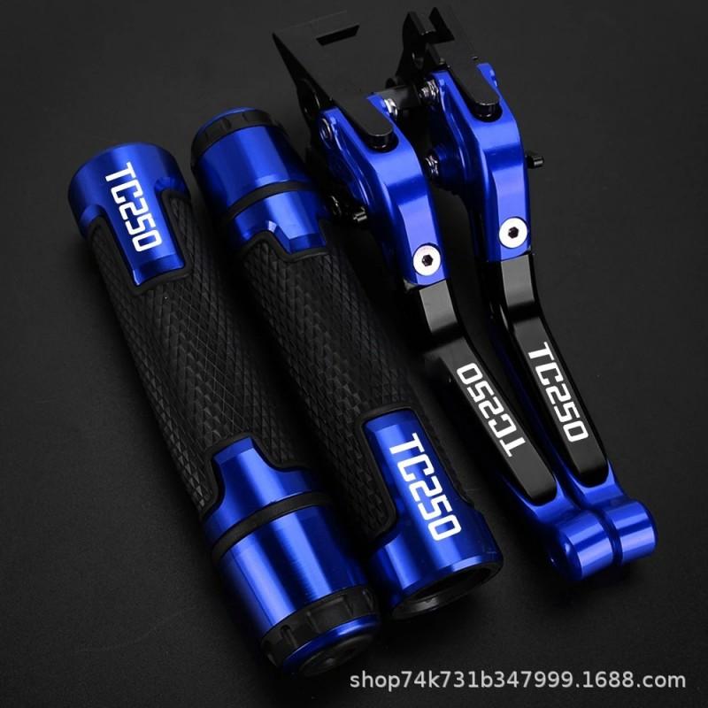 CNC Aluminum Brake Clutch Lever Handlebar Grips Italika TC200 TC250 Motorcycle Upgrade Accessories