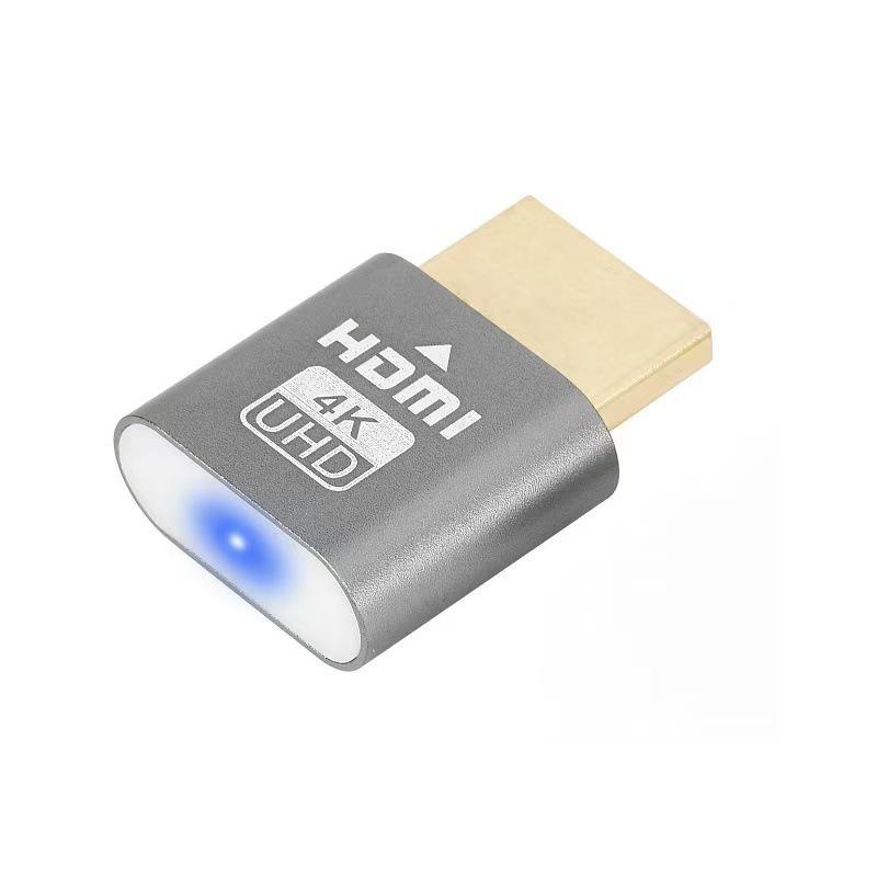 Adaptador de Tarjeta Gráfica HDMI para Pantalla Virtual: Soporte multipuerto (DP, DVI, VGA) para Juegos y Configuración Remota.