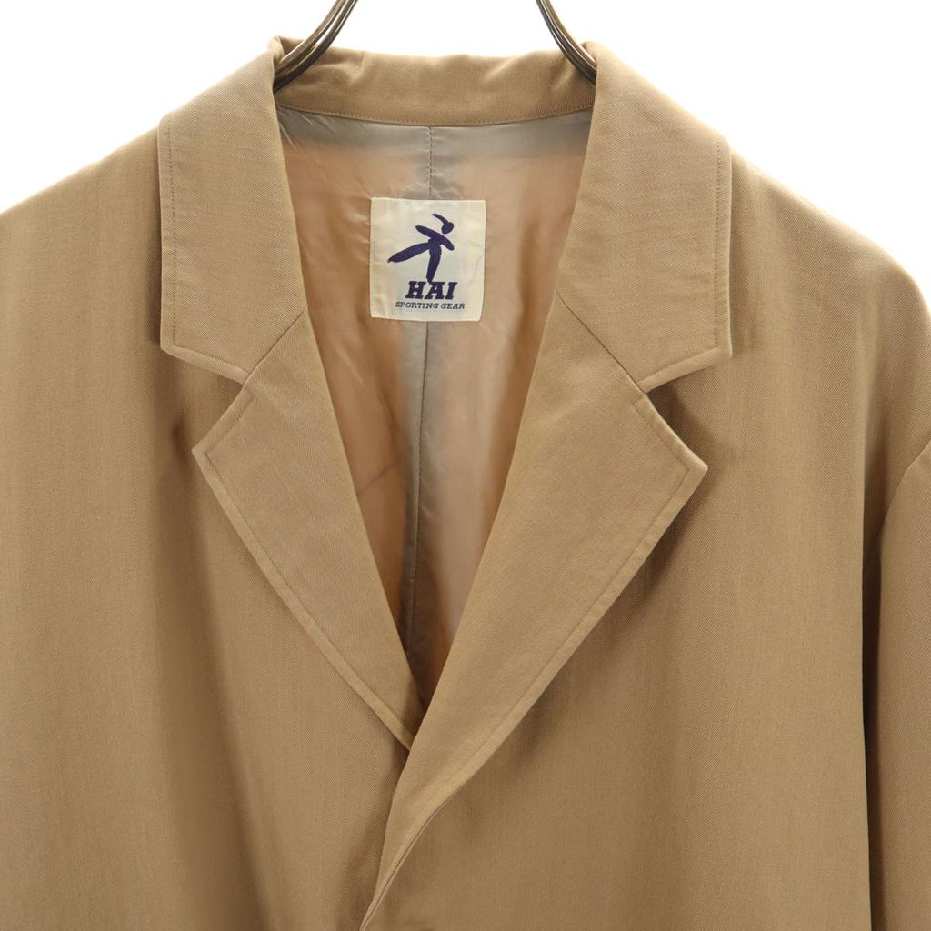 HAI SPORTING GEAR 90s Old tailored jacket M beige Isseimi Sunburn Men's Used